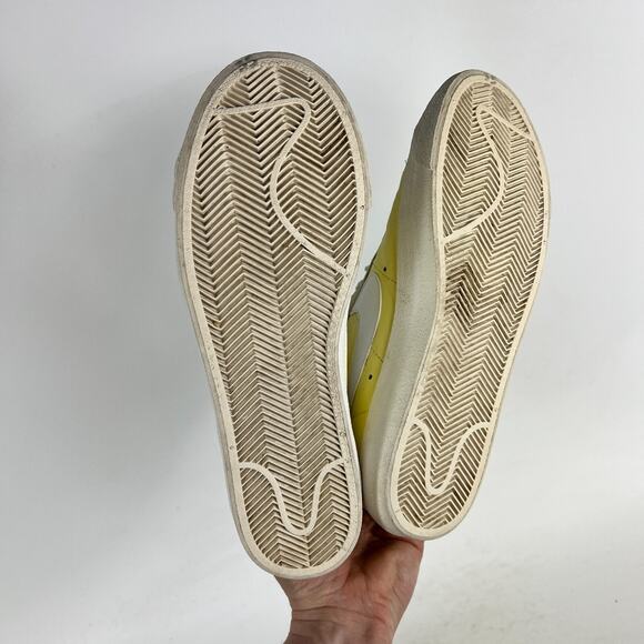 Nike Blazer Mid 77 Sneakers Women's 8.5 Yellow White Running Shoes CZ0363-700 - Picture 8 of 9